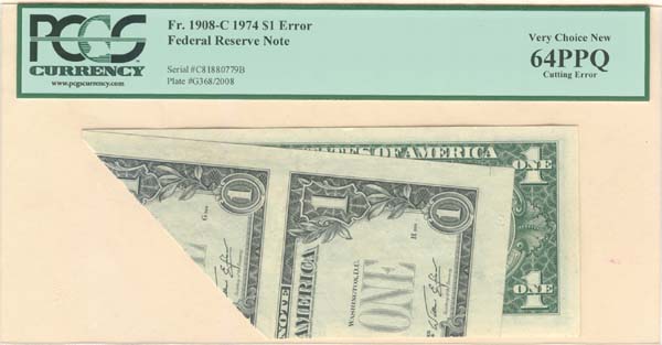 Paper Money Error